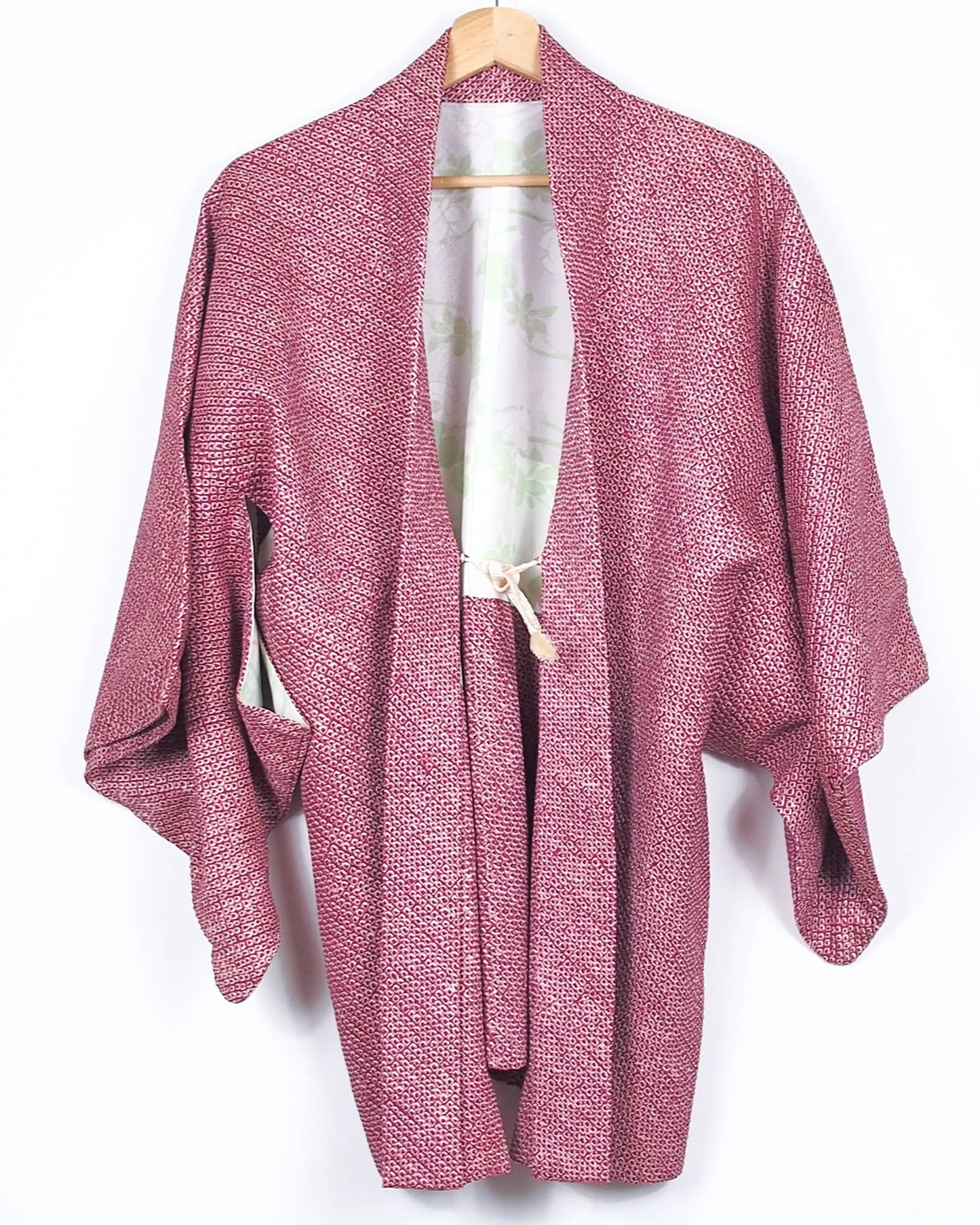 Dusty Rose Pink Shibori