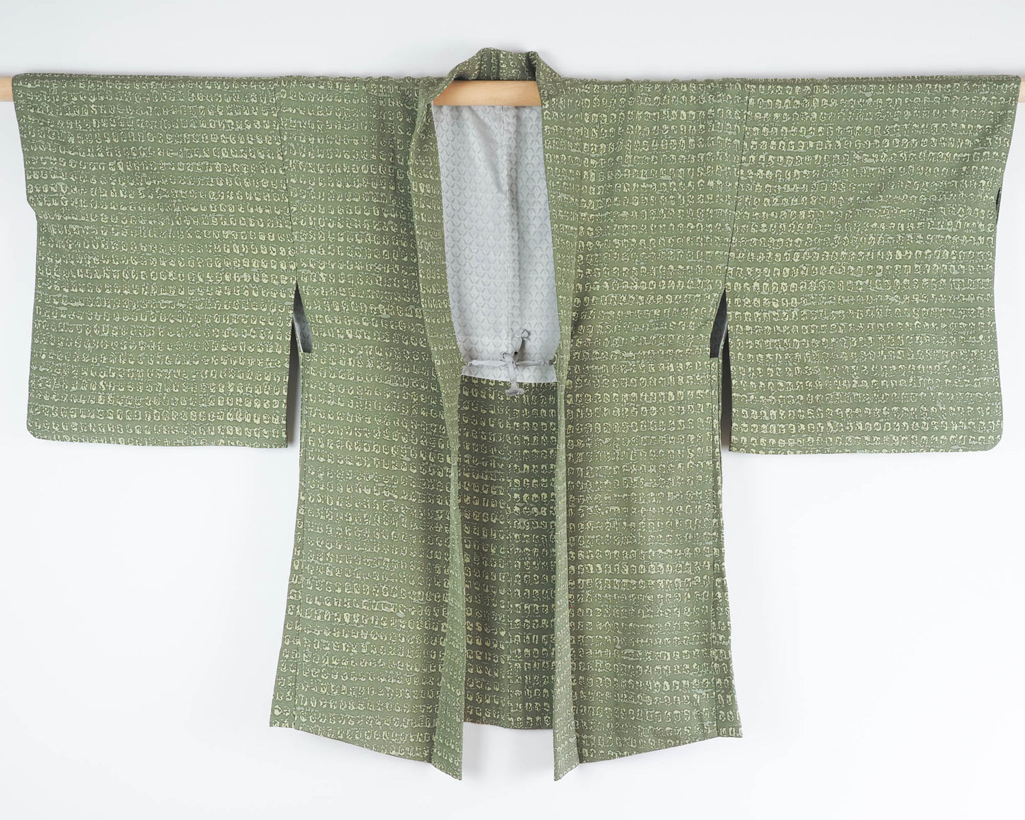 Pale Green Geometric Print
