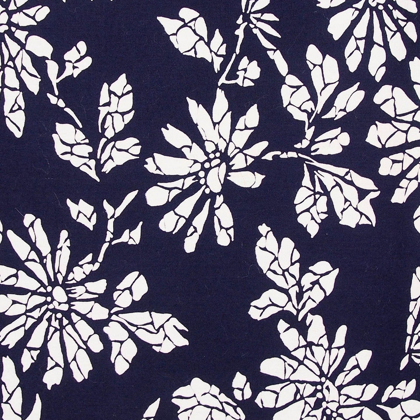Navy Batik Style Chrysanthemum Furoshiki