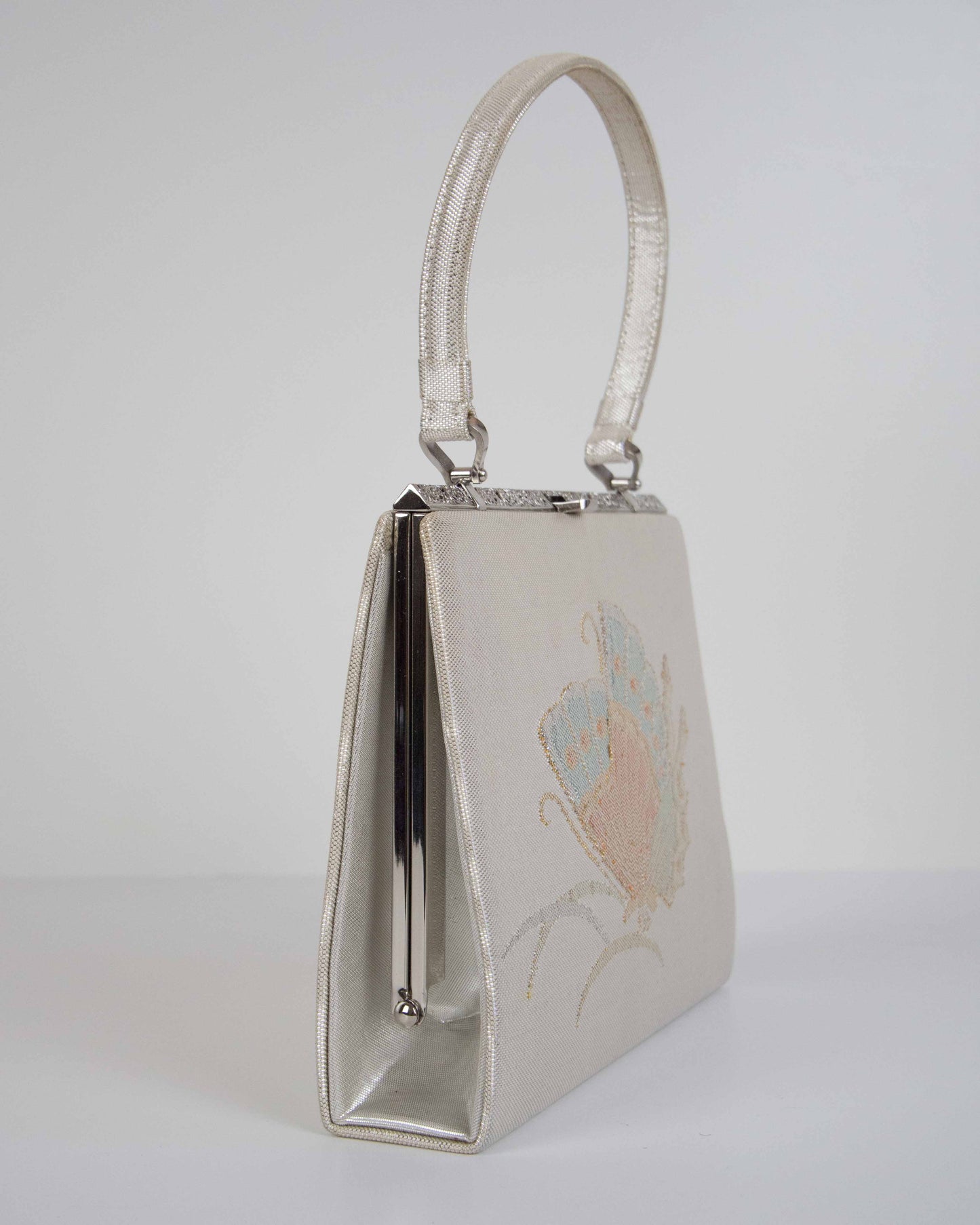 Silk Brocade Butterfly Frame Bag