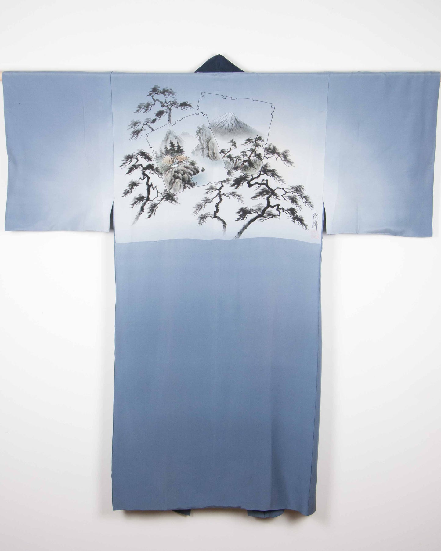 Mens Antique Mount Fuji Juban
