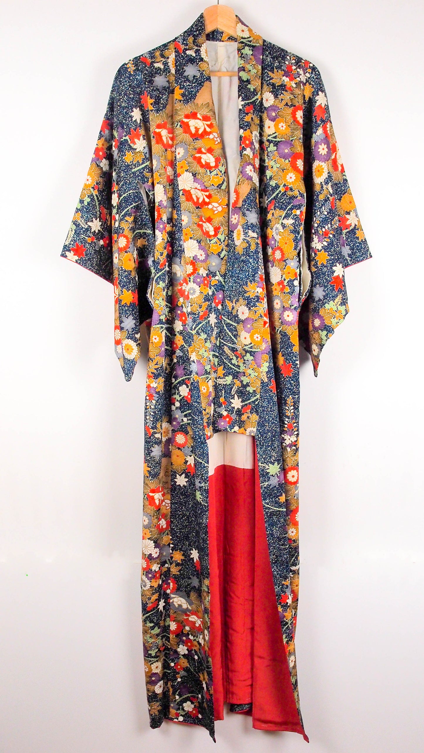 Blue Floral Kimono