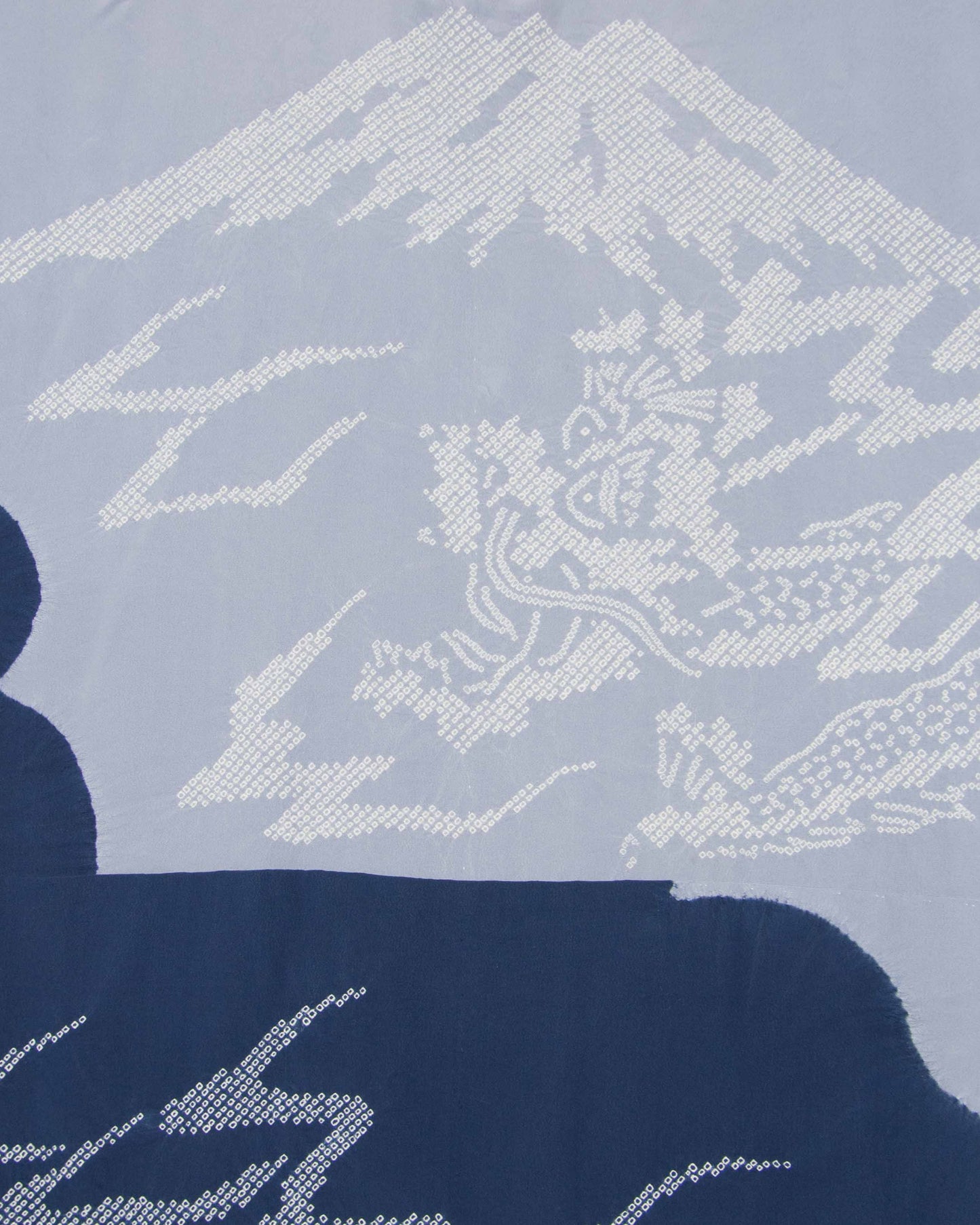 Mount Fuji & the Dragon Shibori Juban