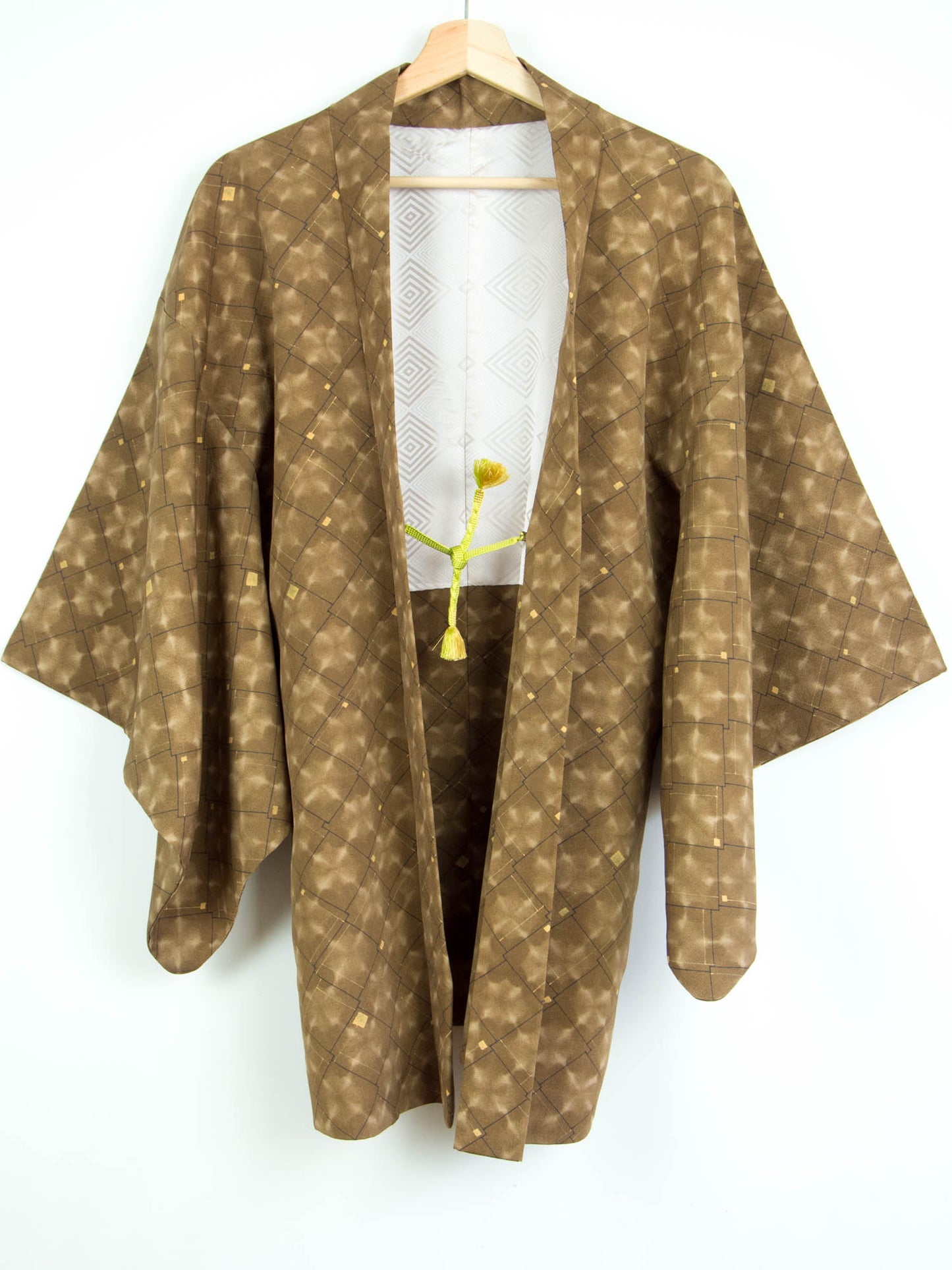 Toffee Tiled Geometric Print