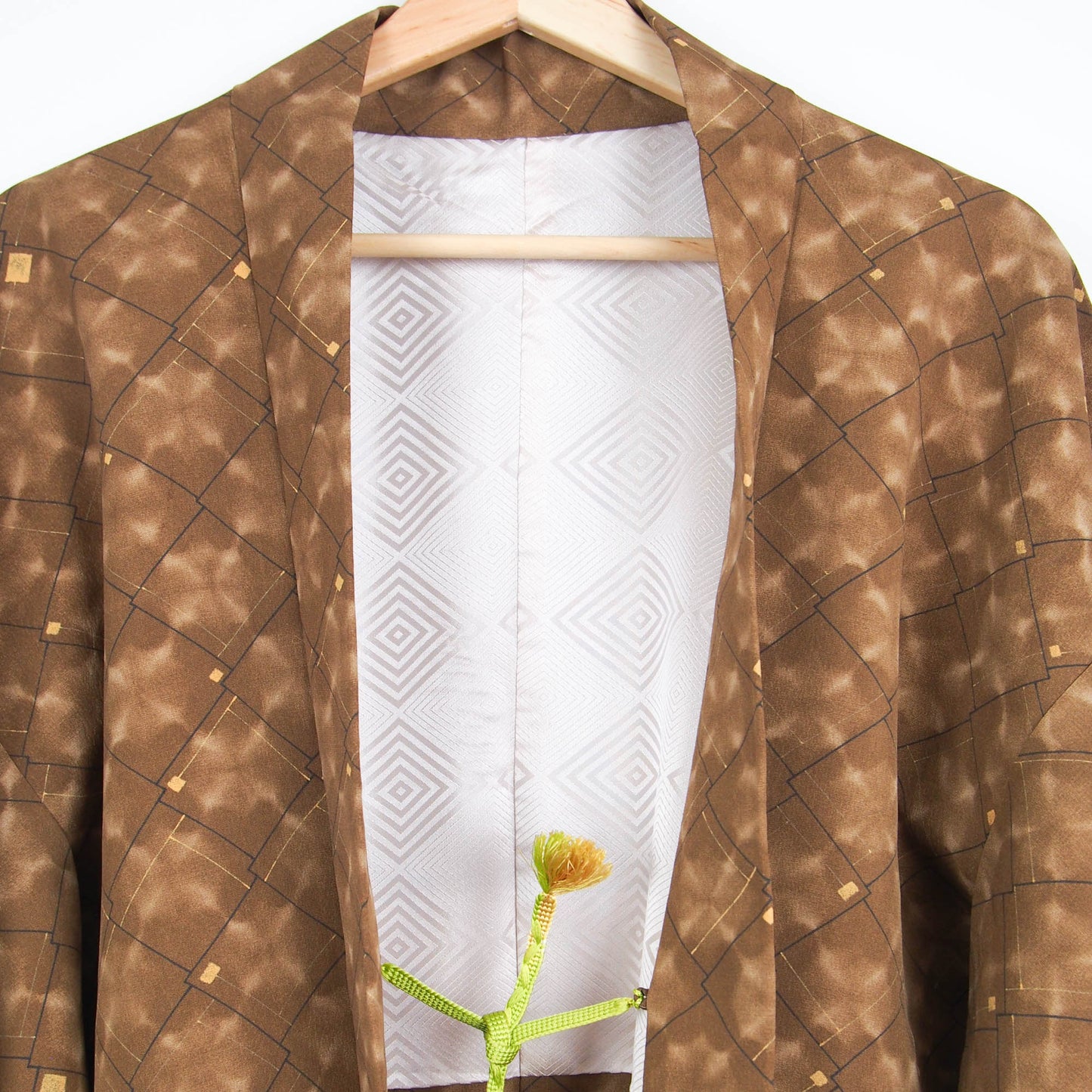Toffee Tiled Geometric Print