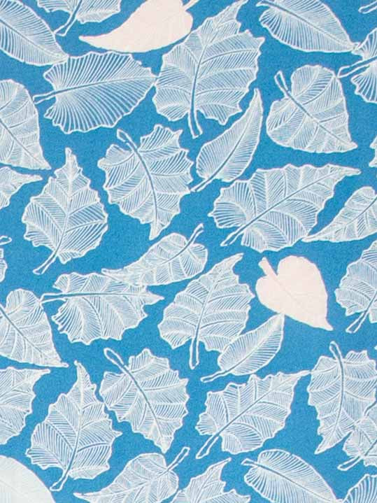 Sky Blue Blue Leaves