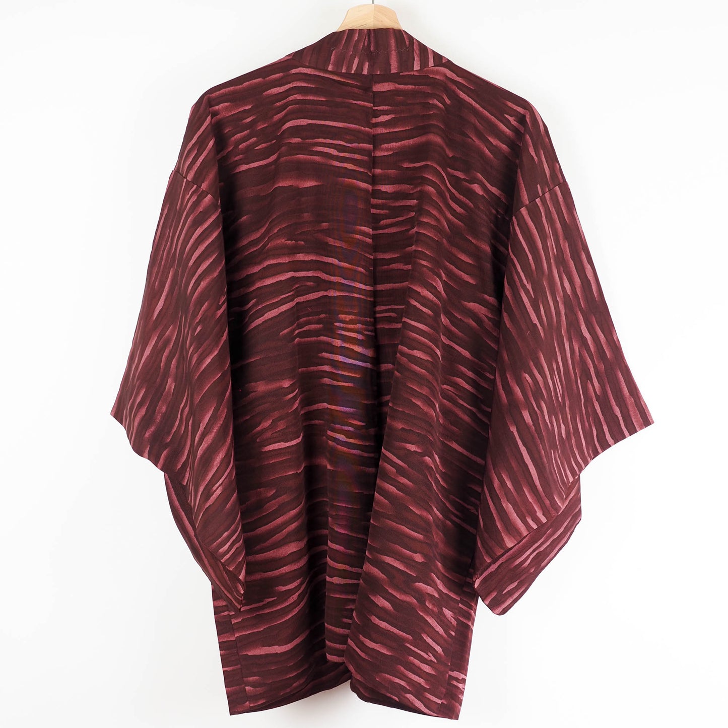 Burgundy Watercolour Stripes