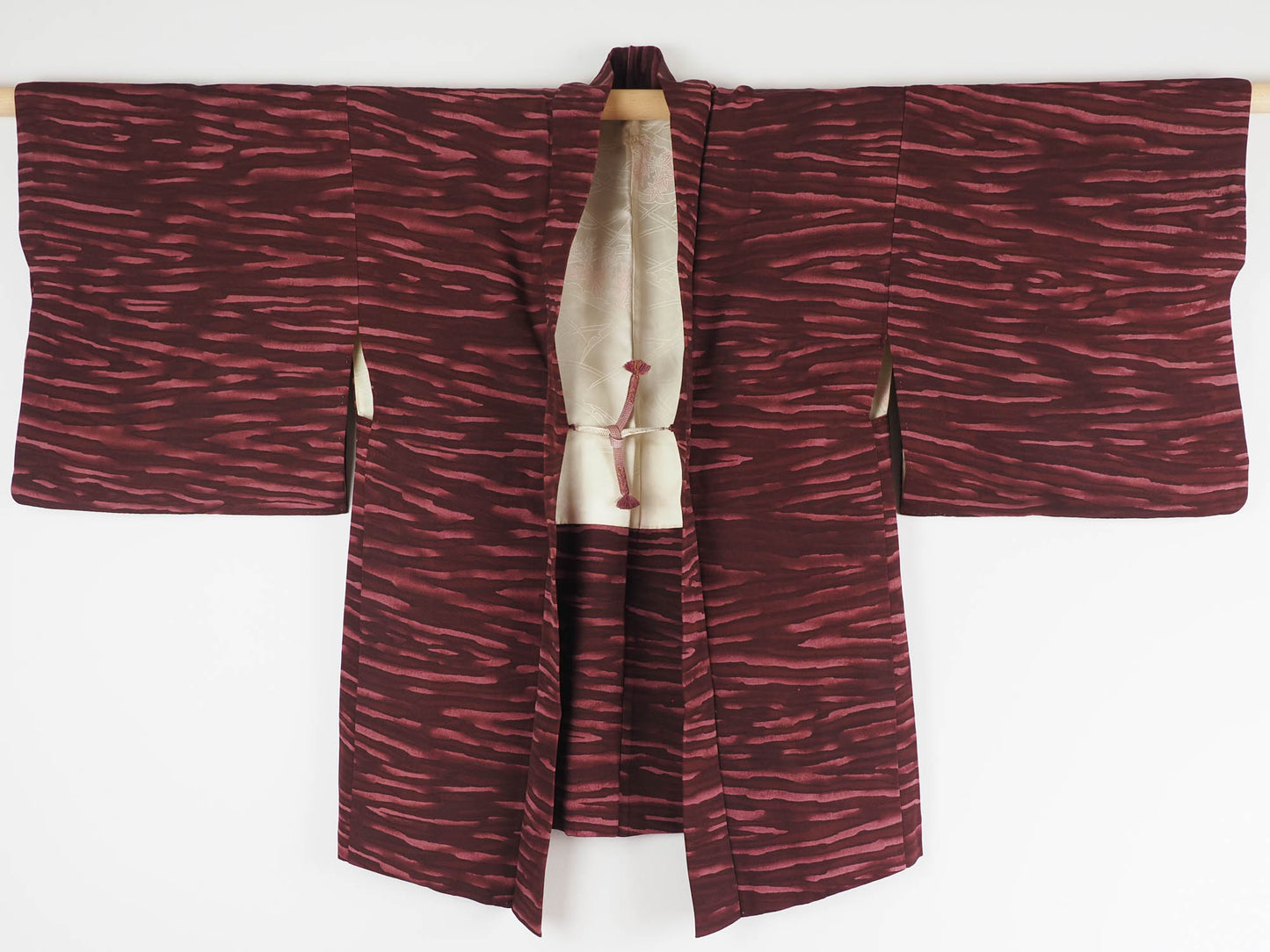 Burgundy Watercolour Stripes