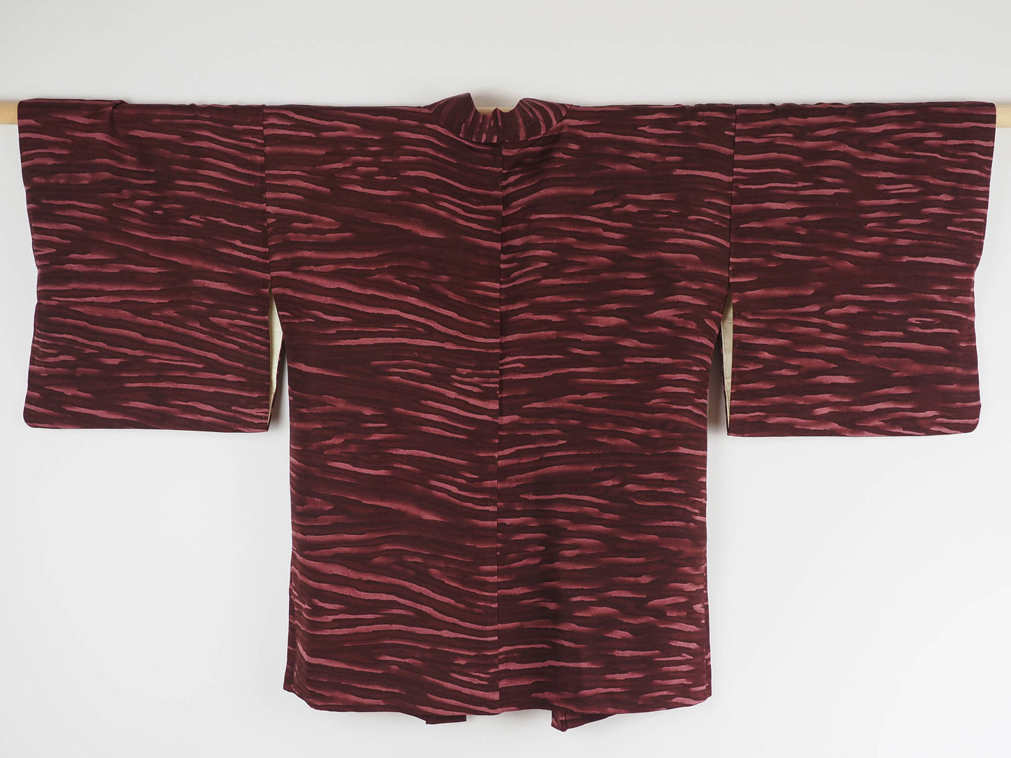 Burgundy Watercolour Stripes