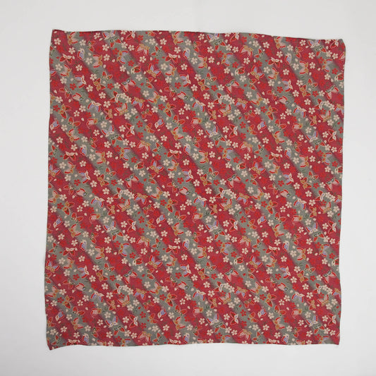 Butterfly stripe Chirimen Furoshiki