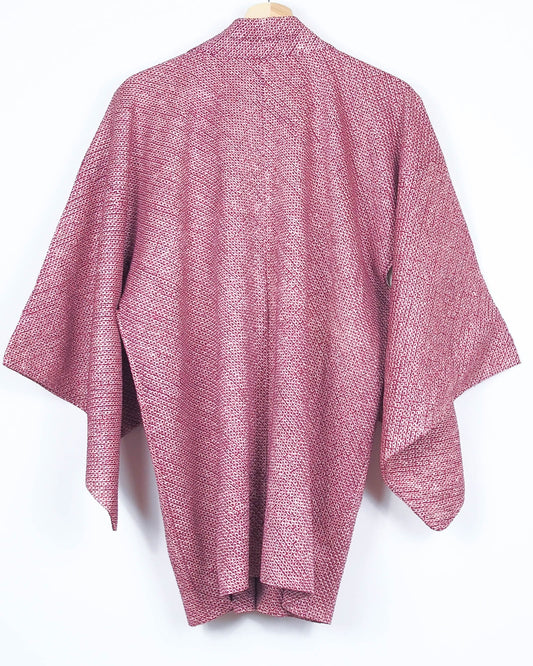 Dusty Rose Pink Shibori