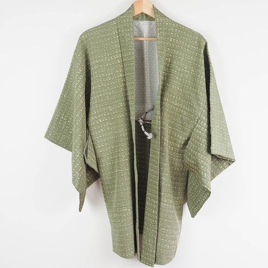 Pale Green Geometric Print