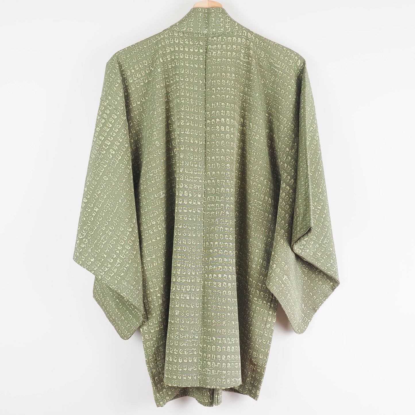 Pale Green Geometric Print
