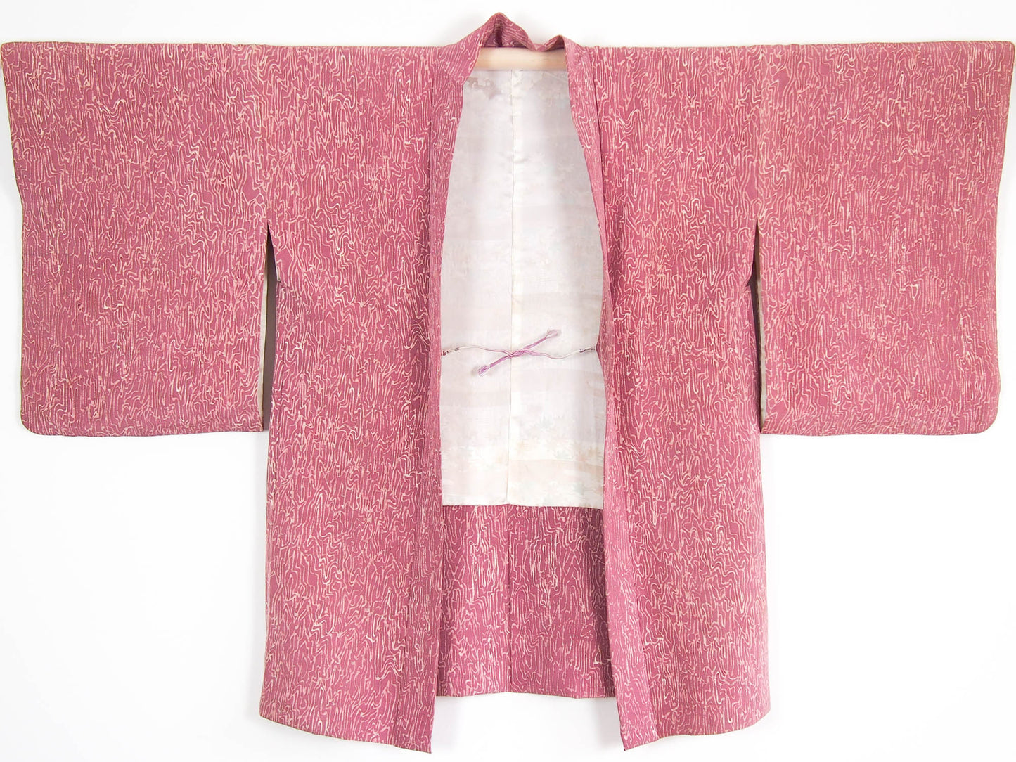 Pink Mokume Pattern Haori