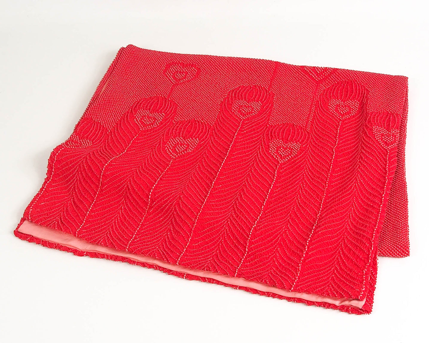 Poppy Red Shibori Shawl