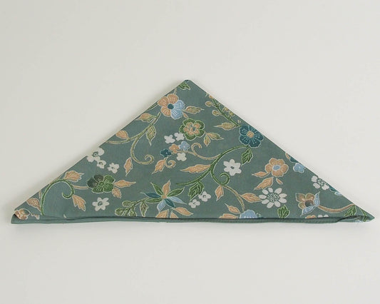 Sea Green Karakusa Furoshiki