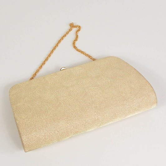 Golden Swirling Waves Bag