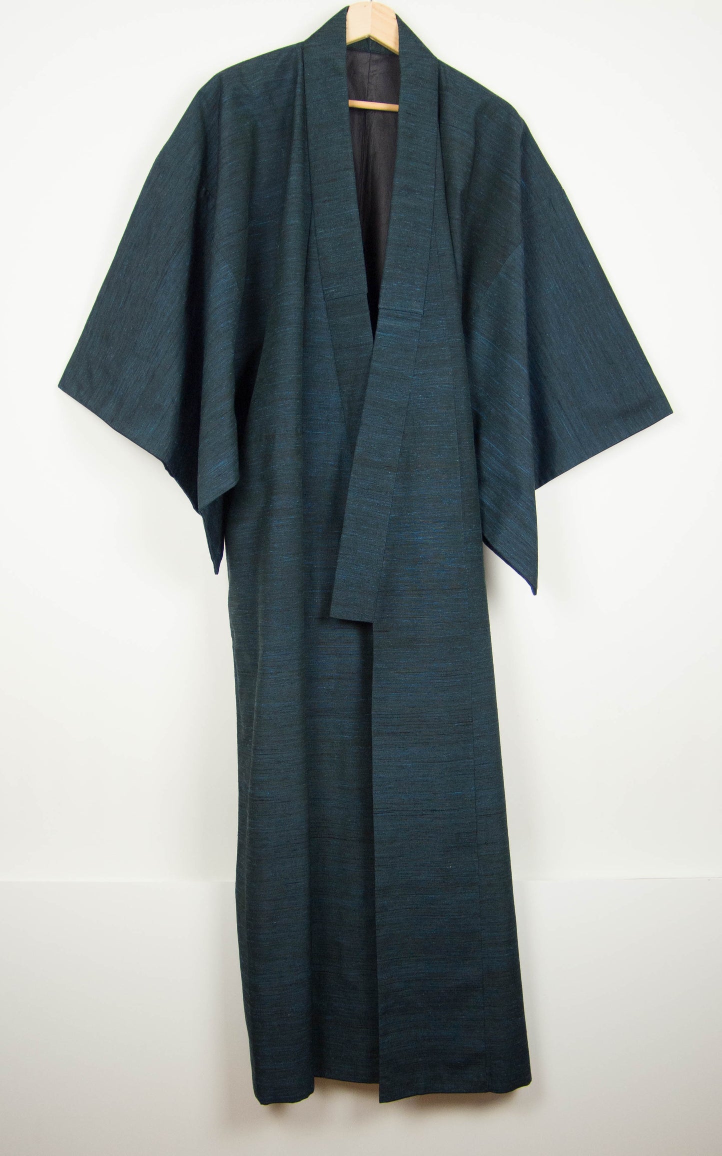 Mens Dragonfly Blue Tsumugi Kimono